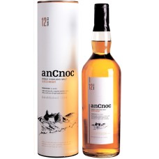 Виски AnCnoc / АнНок, 12 лет, 40%, 0.7 л (в тубусе)
