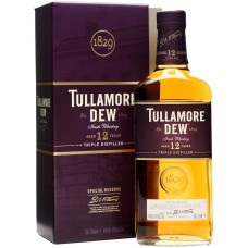 Віскі Tullamore Dew / Тюлламор Дью, 12 років, 40%, 0.7 л (в коробці)