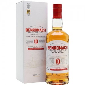 Віскі Benromach / Бенромах, 10 років, 43%, 0.7 л (под. уп.) [5020613023680]