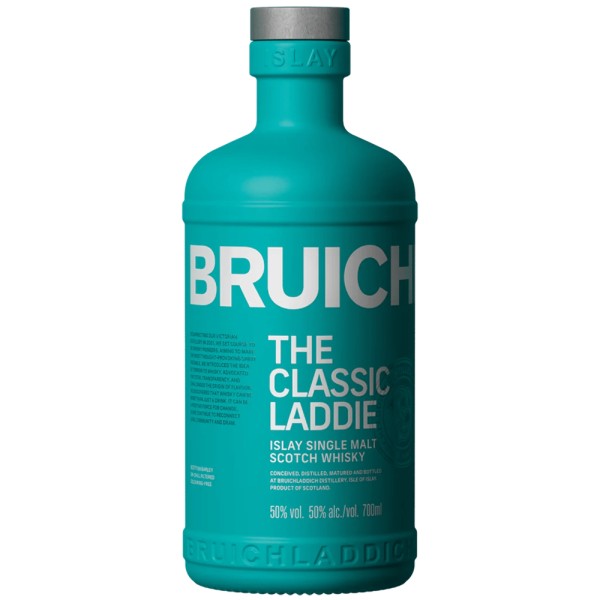 Виски Bruichladdich, Classic Laddie Scottish Barley / Брукладди, Классик Ладди Скоттиш Барли, 50%, 0.7 л (в тубусе)