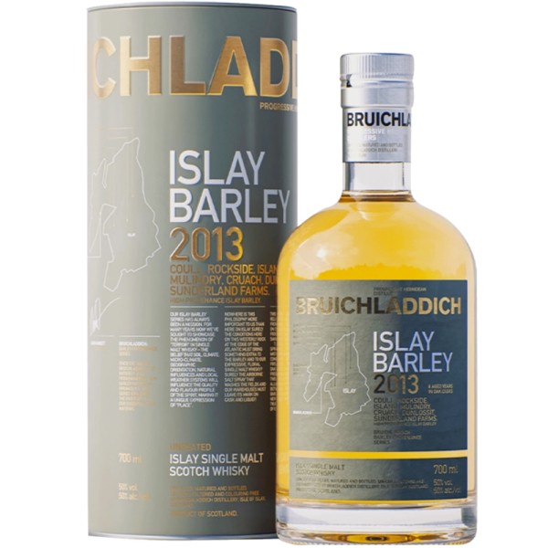 Віскі Bruichladdich, Islay Barley / Брукладді, Айла Барлі, 2013, 50%, 0.7 л (в тубусі)