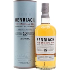 Виски BenRiach / Бенриах, 10 лет, 43%, 0.7 л (в тубусе)