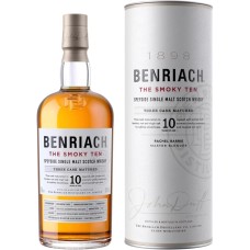 Виски BenRiach, The Smoky Ten / Бенриах, Смоки Тен, 10 лет, 46%, 0.7 л (в тубусе)