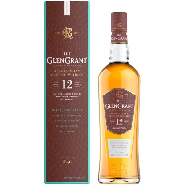 Виски Glen Grant / Глен Грант 12 лет, 40%, 0.7 л (в коробке)