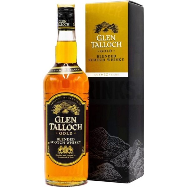 Віскі Glen Talloch, Peated / Грен Таллоч, Пітед, 12 років, 40%, 0.7 л (под. уп.)