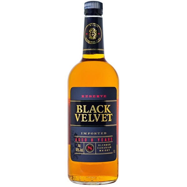 Віскі Black Velvet, Reserve / Блек Вельвет, Резерв, 8 років, 40%, 1 л
