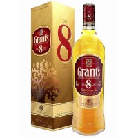 Виски Шотландии Grant's 8 yo / Гранст 8 ео, 0.7 л [5010327215471]