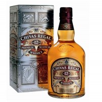 Виски Шотландии Chivas Regal 12 yo / Чивас Ригал 12 ео, 0.75 л в подарочной металлической упаковке [080432400234]