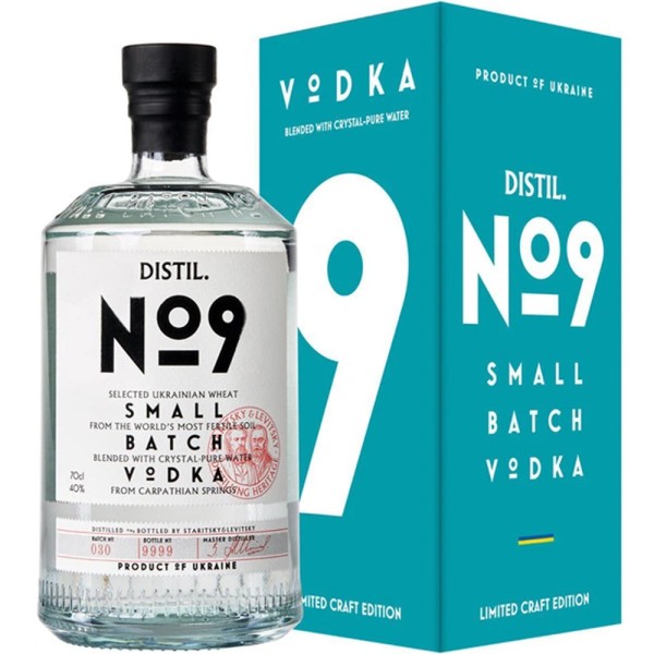 Водка Distil №9 / Дистил №9, 40%, 0.7 л (в коробке)