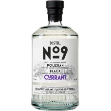 Водка Distil №9, Blackcurrant / Дистил №9, Черная Смородина, 40%, 0.5 л