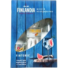 Водка Финляндии Finlandia Grapefruit / Финляндия Грейпфрут, 0.5 л + Schweppes / Швеппс, 0.5 л