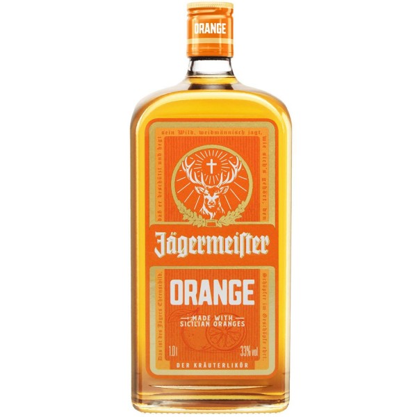 Ликер Jаgermeister, Orange / Егермастер, Оранж, 33%, 1 л