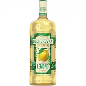 Лікерна настойка Becherovka, Lemond / Бехеровка, Лимон, 20%, 1 л [8594405105528]