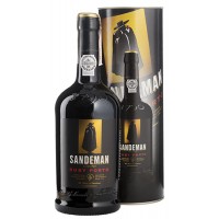 Подарунковий набір Вино Португалії Sandeman Ruby, Червоне, Сол. 0.75 л *2 пл. [2123423234239]