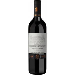 Вино Франції Chateau de Terrefort-Quancard Bordeaux Superieur AOC червоне сухе 0.75 л 11-14.5% [3176481023726]