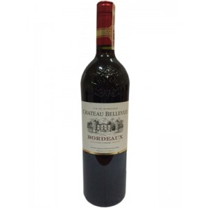 Вино Франції Chateau Bellevue Bordeaux червоне сухе 0.75 л 13% [3500610093548]