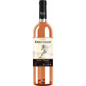 Вино Kristi Valley SAINT THOURI рожеве напівсолодке 0.75 л 11% [3760010299395]