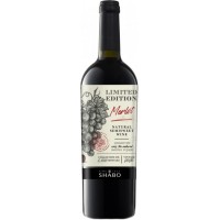 Вино Shabo / Шабо Limited Edition, Мерло, червоне, напівсолодке,  9-13%, 0.75 л [4820070409277]