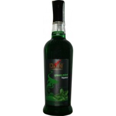 Лікер Ban, Green mint / Бан, Зелена м'ята, 25%, 0.75 л