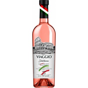 Вино VIAGGIO Dolchezza рожеве напівсолодке 0.75 л 9-13% [4820235322229]