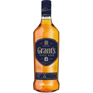 Віскі Grant's, Triple Wood  / Грантс, Трипл Вуд, 8 років, 40%, 0.7 л [5010327256214]