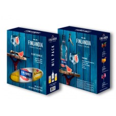 Набір Горілка Finlandia, Grapefruit / Фінляндія, Грейпфрут, 37.5%, 0.5 л  + Швепс Indian Ton ж / б 330 мл 2 шт