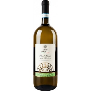 Вино Gran Soleto Pinot Grigio Delle Venezie DOC біле сухе 1.50 л 12% [8011510024907]