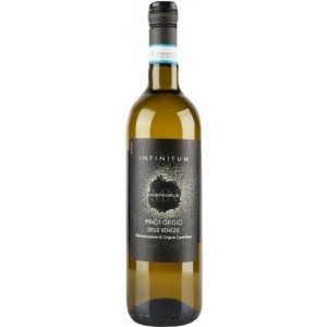 Вино Infinitum Pinot Grigio D.O.C. Delle Venezie біле сухе 0.75 л 12% [8058150292839]