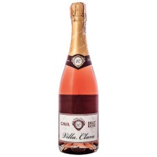 Вино игристое Испании Villa Clara Cava Brut Rose / Вилла Клара Кава Брют Розе, Розовое, Сухое, 0.75 л