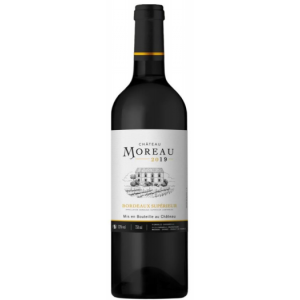 Вино Франції  Chateau Moreau, Bordeaux AOC, червоне сухе 13% 0.75л [3499143219825]