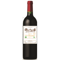 Вино Франции Chateau de L'Hermitage BIO, Bordeaux AOC, красное сухое 13.5% 0.75 л