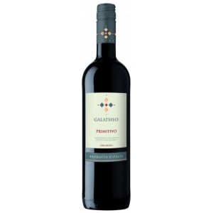 Вино Італії Galatheo Primitivo, Salento IGP, 13.0%, Червоне, Сухе, 0.75 л [4006542016864]