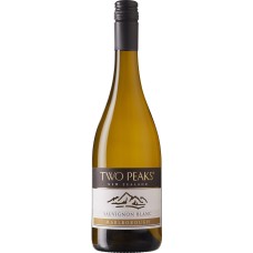 Вино  Новой Зеландии Two Peaks Sauvignon Blanc, Malborough, 12.0%, Белое, Сухое, 0.75 л