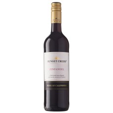 Вино   США  Sunset Creek Zinfandel, California, 13.5%, Червоне, Сухе, 0.75 л