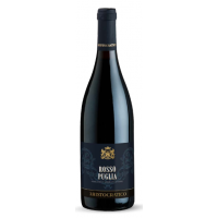 Вино Італії  Aristocratico Rosso Puglia IGT 14%, Червоне, Сухе, 0.75 л [8003625029656]