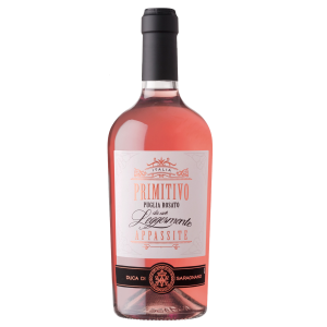 Вино Італії Puglia Primitivo Rosato Da Uve Leggermente Appassite, IGT, Puglia, 12.5%, рожеве, напівсухе, 0.75л [8009307016594]
