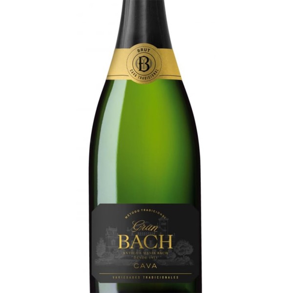 Вино игристое Bach, Cava, Brut Gran Bach / Бах, Кава, Брют Гран Бах, Белое, Сухое, 11.5%, 0.75 л