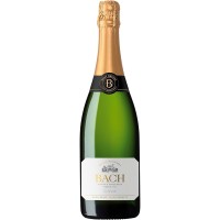 Вино ігристе Bach, Cava, Brut Nature / Бах, Кава, Брют Натюр, Біле, Сухе, 11.5%, 0.75 л