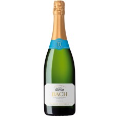 Вино ігристе Bach, Cava, Semi Seco / Бах, Кава, Семі Секо, Біле, Напівсухе, 11.5%, 0.75 л