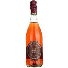 Вино ігристе Abbazia, Lambrusco Rosato Frizzante / Аббація, Ламбруско Розато Фрізанте, Рожеве, Напівсухе, 8%, 0.75 л