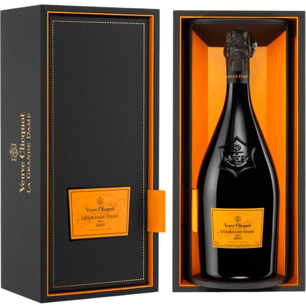 Шампанське Veuve Clicquot, La Grande Dame / Вівьє Кліко, Ла Гранд Дам, 2004, Біле, Брют, 12.5%, 0.75 л (под. уп.)