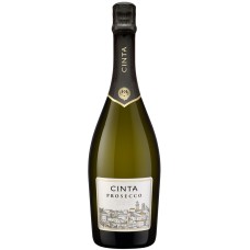 Вино игристое Cinta, Prosecco / Чинта, Просеко, DOC, Veneto, Белое, Сухое, 11%, 0.75 л