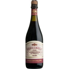 Вино ігристе GIV Cavicchioli Lambrusco Emilia Rosso Dolce, Червоне, напівсолодке 0.75 л, 7.5%