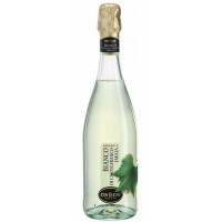Вино ігристе Le Foglie Lambrusco Bianco dell'Emilia Amabile, біле напівсолодке 0.75 л, 8% [8001929315840]
