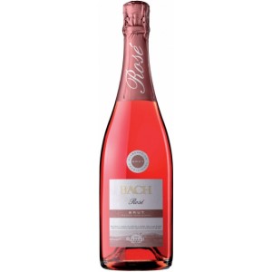 Вино игристое Испании Bach Cava Rose Brut / Бах Кава Розе Брют, Роз, Сух, 0.75 л [8410013000188]