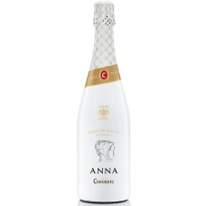 Вино игристое Испании Anna de Codorniu Blanc de Blancs Brut / Анна де Кодорнью Блан де Блан Брют, Белое, Сухое, 0.75 л