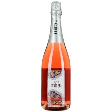 Вино игристое Испании Mirame Cava, 11.5%, Розовое, Брют, 0.75 л