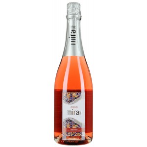 Вино ігристе Mirame Cava, Рожеве, брют 0.75 л, 11.5% [8426998267522_842699826758]