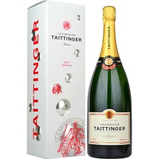 Шампанське Taittinger Brut Reserve, Біле, брют 0.75 л, 12.5% у подарунковій упаковці