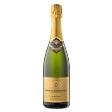 Вино игристое Франции Baron d'Arignac Demi-Sec / Барон д'Ариньяк Полусухое, Белое, Полусухое, 0.75 л